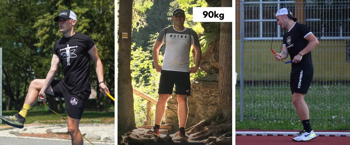 Premena Mára Novotný skakanie cez švihadlo -20kg